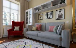 Modern style bedroom design with a sofa instead of a bed