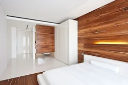 Photo of apartment finishing with laminate
