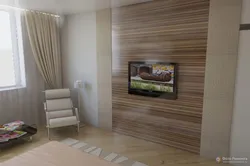 Photo of apartment finishing with laminate