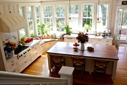 Kitchen work area interior