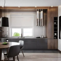 Kitchen work area interior