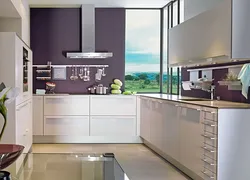 Kitchen work area interior