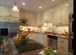 Kitchen work area interior