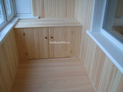 Photo of interior decoration of balconies and loggias photo