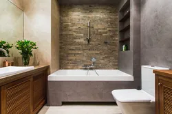 Bathroom tiles and plaster interior
