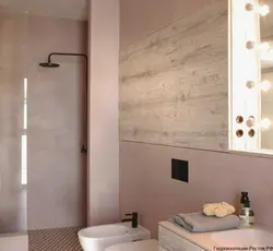 Bathroom tiles and plaster interior