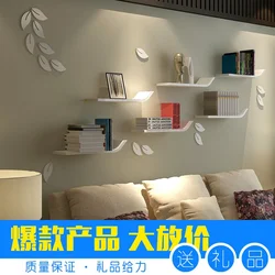 Modern Shelves On The Wall In The Bedroom Photo