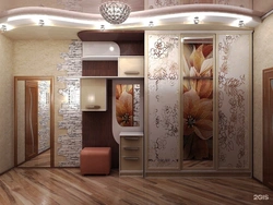 Hallway Design With Built-In Wardrobe In A Modern Style Apartment