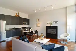 Lamps In The Interior Of The Kitchen Living Room