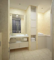 Bathtub in a niche photo design