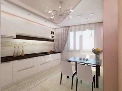 Mətbəxlər 14 Kv M Dizayn Müasir Üslubda Açıq Rənglərdə