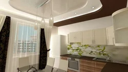 Photo of kitchen suspended ceilings in a modern style