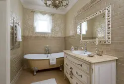 Bathroom design wallpaper and tiles