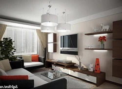 Living room 9 square meters design