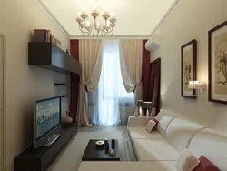 Living room 9 square meters design