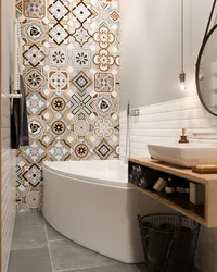 Bathroom design wall tiles