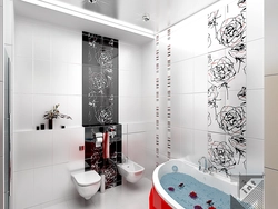 Bathroom design wall tiles