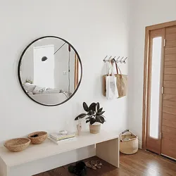 Fashionable mirrors in the hallway photo
