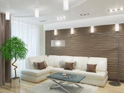 3d panels in the living room interior