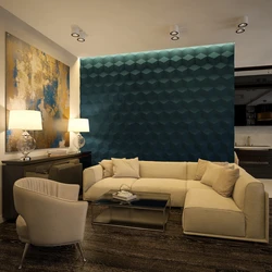 3D Панели В Интерьере Гостиной