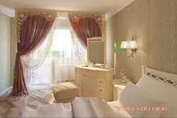 Ламбрекены в интерьере спальни