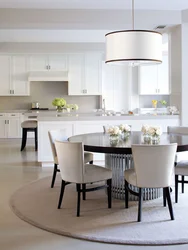 Interior photo of kitchen dining room