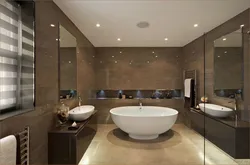 Photo of a bathroom in one color