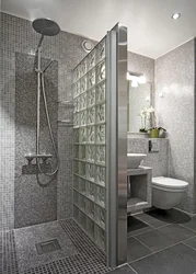 Bathtub design with shower without shower stall