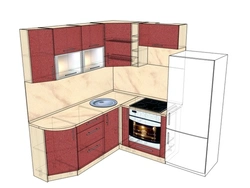 Kitchen layout photo angle