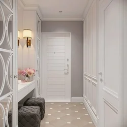 Photo of hallway design with white doors