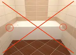 Design how to lay tiles in the bathroom