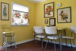 Paintings in the kitchen design