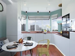 Kitchen Design With Bay Window P44T Interior Photos