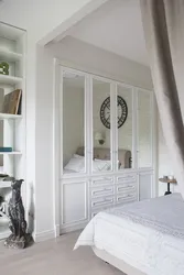 White Bedroom Design In An Apartment Photo