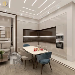 Kitchen Living Room Design In Modern Style 2023