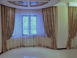 Шторы В Эркер В Гостиной Современные Фото