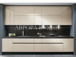 Photo kitchen design for two square meters