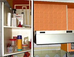 Not hidden gas meter in the kitchen photo
