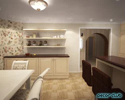 Прихожая и кухня в одной комнате фото дизайн