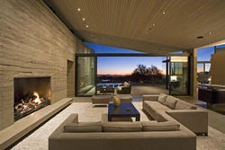 Cottage living room design