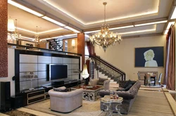 Cottage living room design