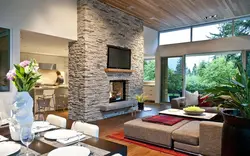 Cottage living room design