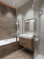 Hamam dizaynı ağac və mərmər
