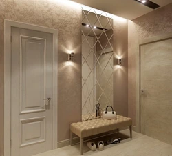 Beautiful mirror in the hallway photo