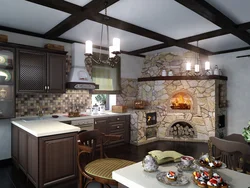 Kitchen interior stove photo