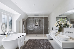 Bathroom interiors with m