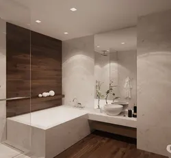 Bathroom interiors with m