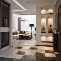 Design to combine the kitchen with the hallway