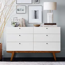 Chest of drawers in the bedroom photo in the interior