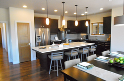 Kitchen Apartment Lighting Photo